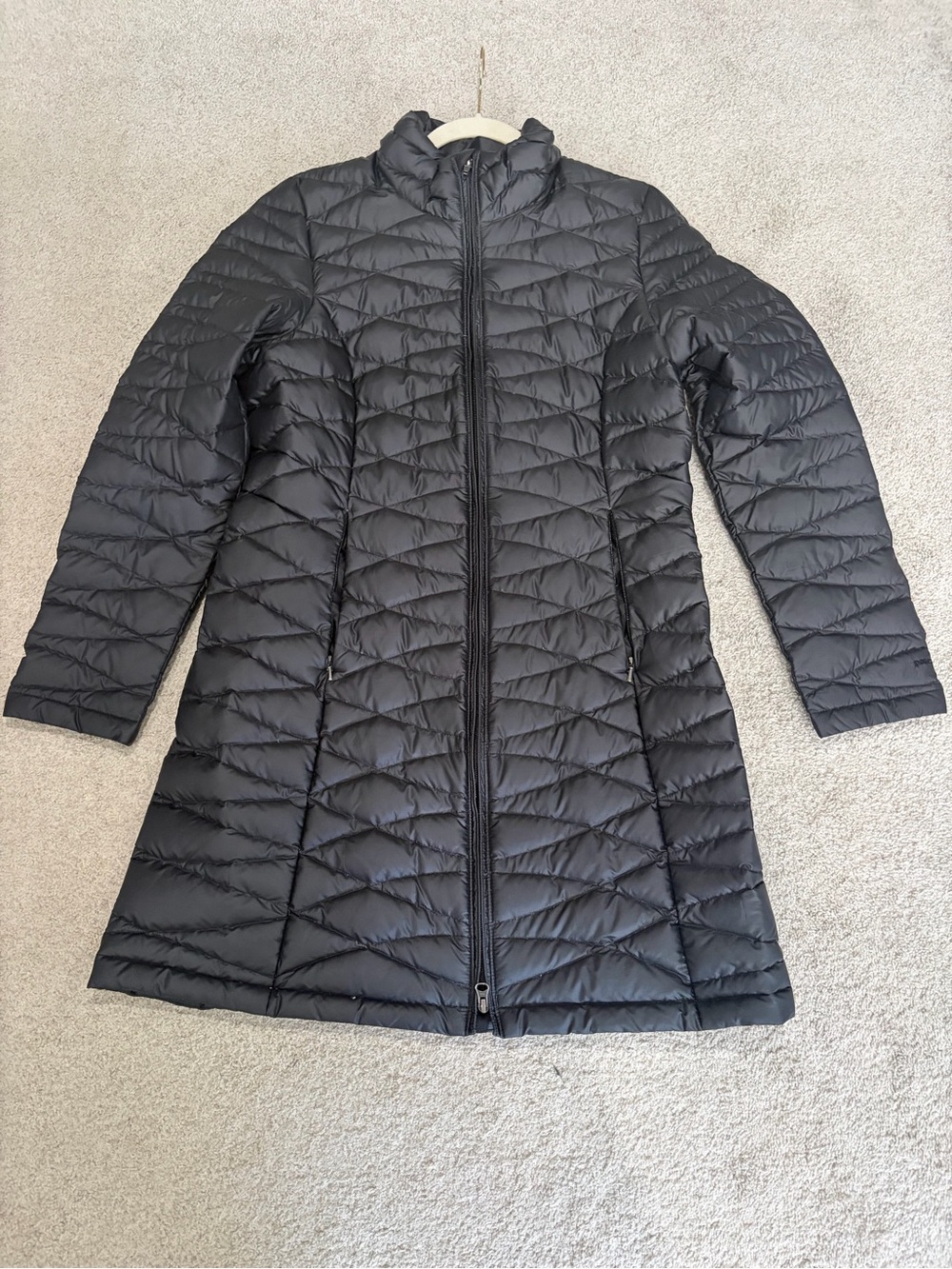 Patagonia Women's Black Quilted Long Puffer Jacket